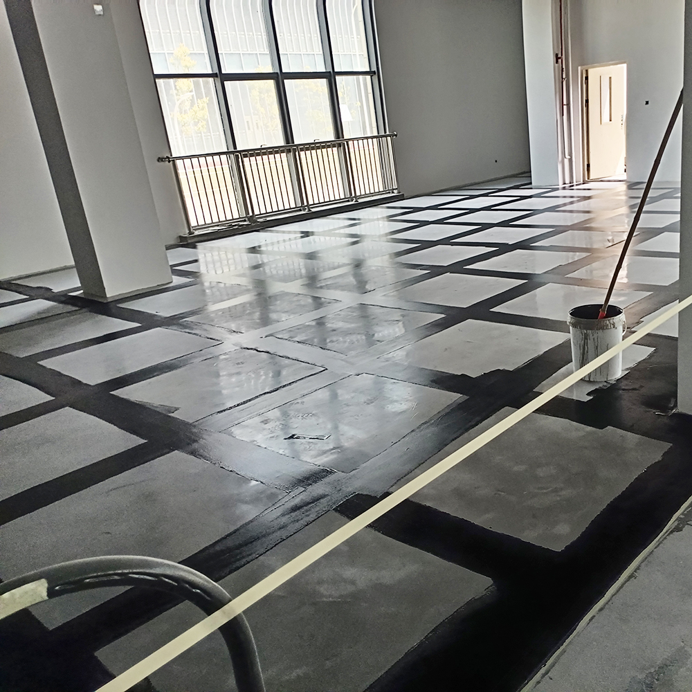 防靜電地坪-炭黑中涂